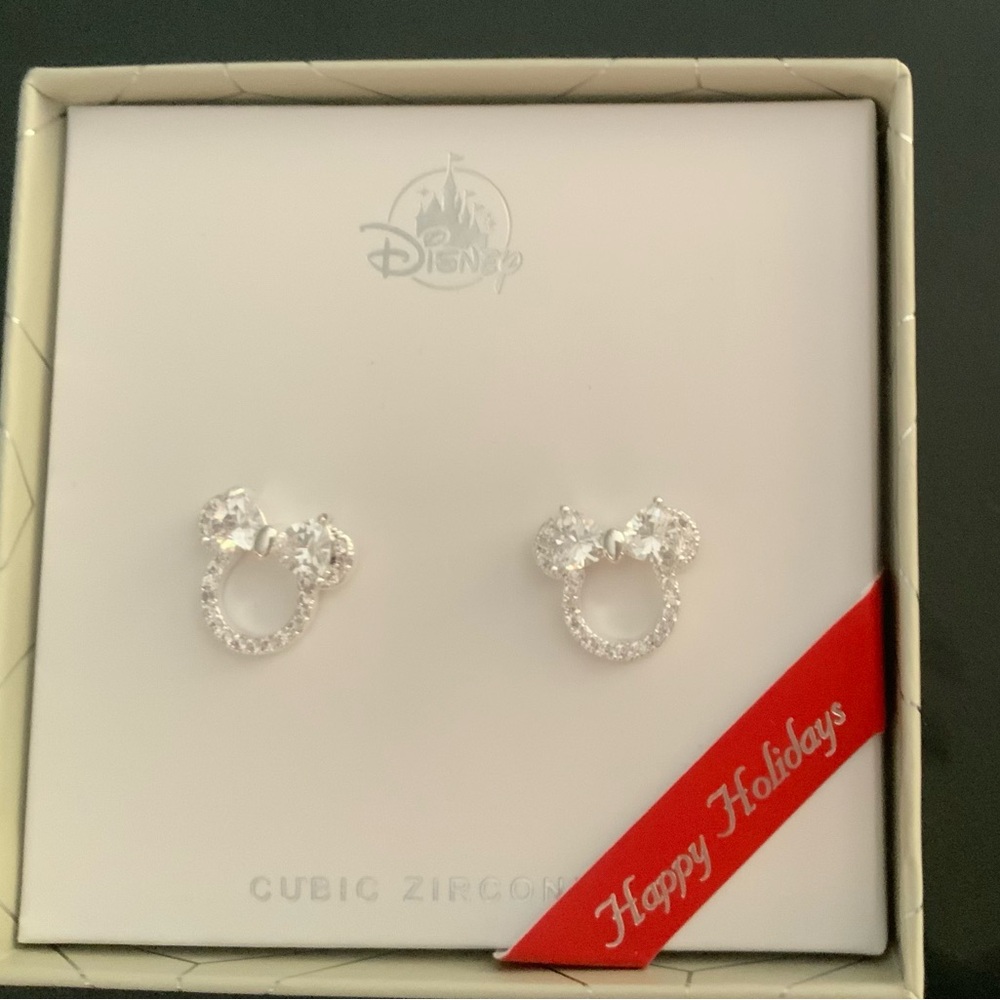 Disney Minnie Mouse sparkling Stud Earrings - Picture 3 of 5